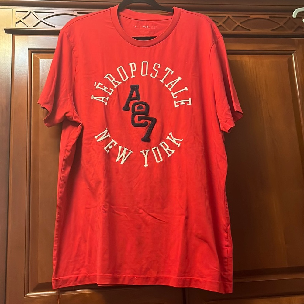 Oversized Vintage Red Aeropostale Shirt
